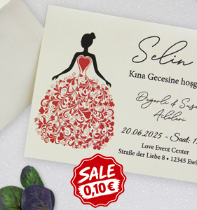 Hennakarten nur 0,10 €
