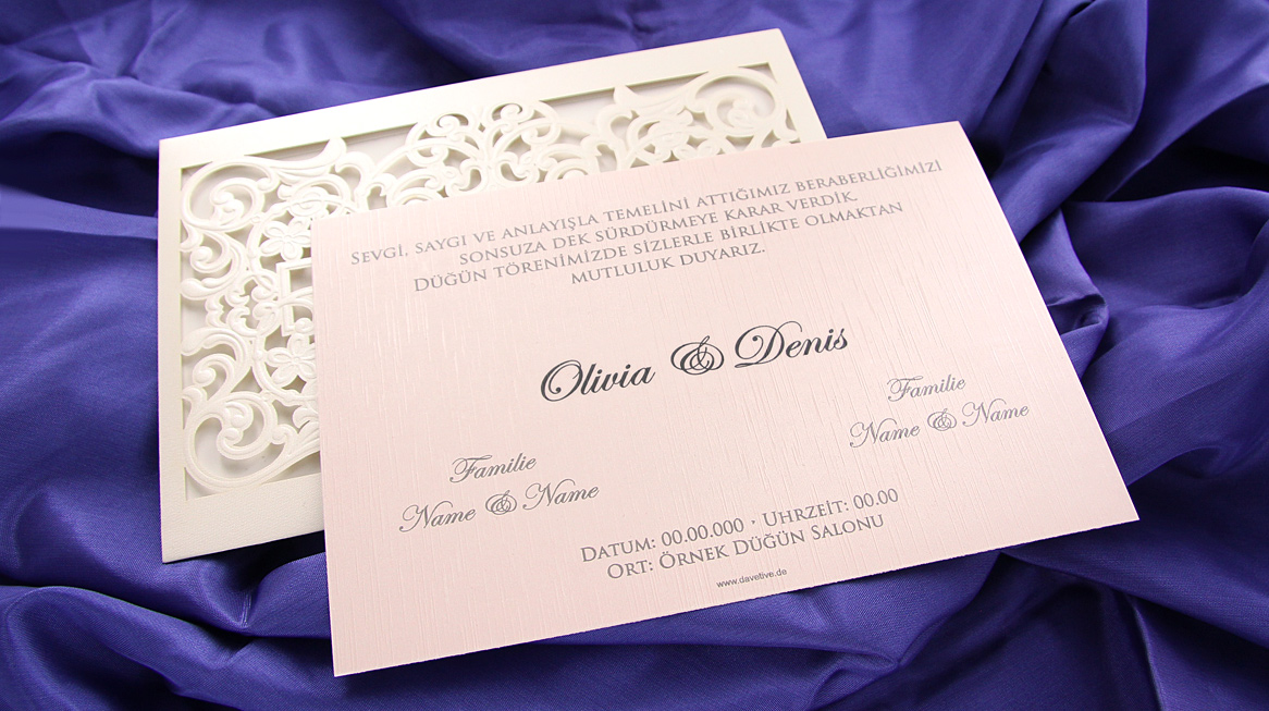 Hochzeitskarten, Einladungen zur Hochzeit 