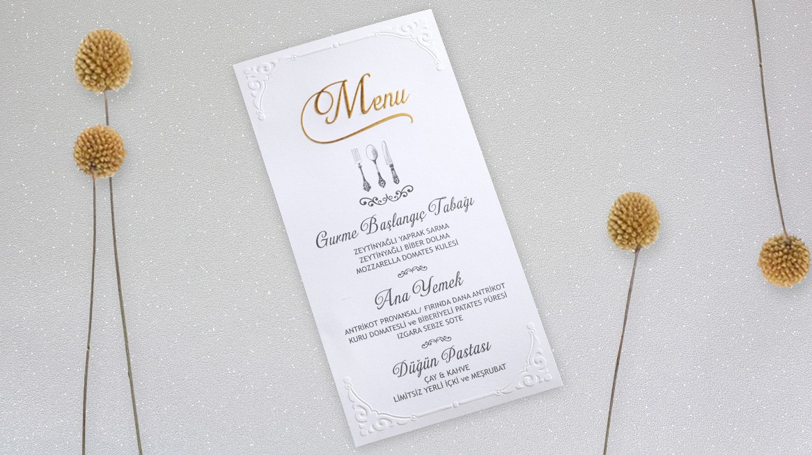 Carte de menu - 52