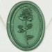 33001-04 - Cachet ovale ROSE- vert