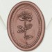 33001-06 - Cachet ovale ROSE - or rose