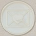 33005-00 - Cachet rond ENVELOPPE - blanc
