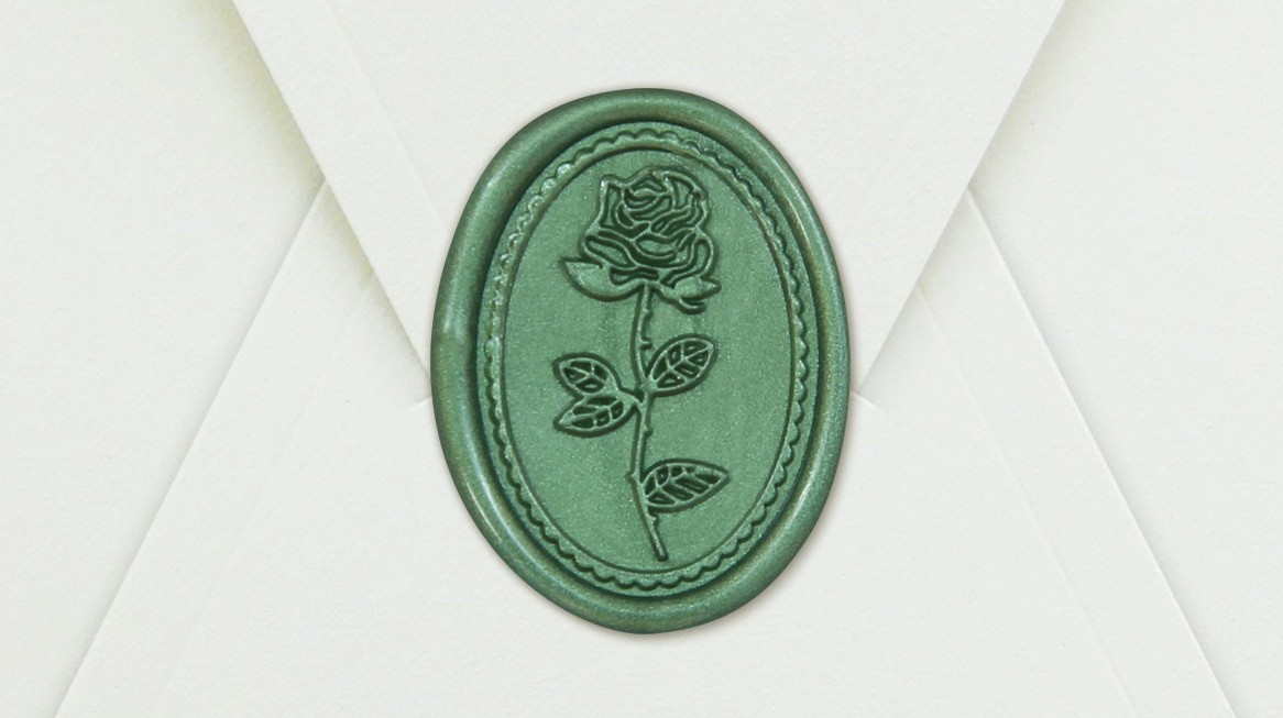 33001-04 - Siegel Oval ROSE - Grün