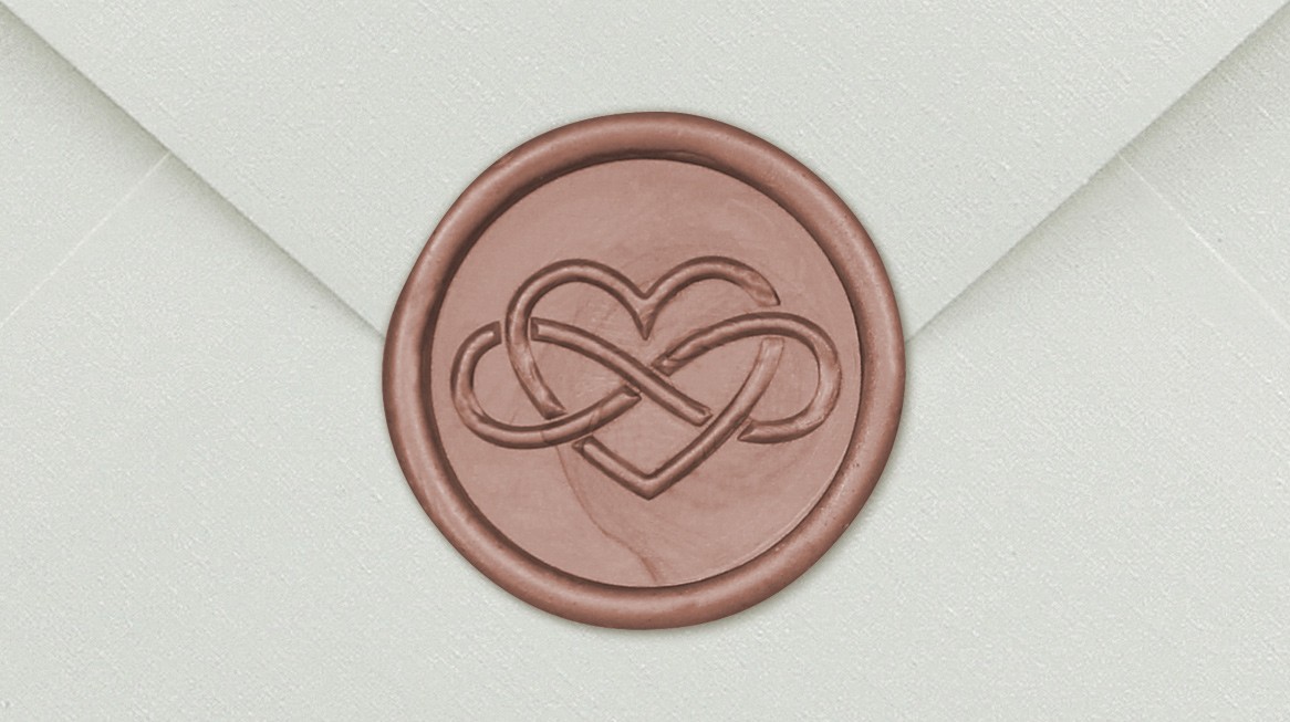 33002-06 - Siegel Rund EWIGE LIEBE - Rose Gold