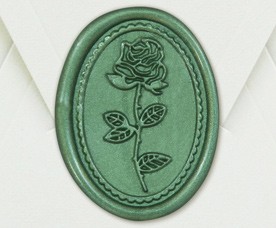 33001-04 - Siegel Oval ROSE - Grün