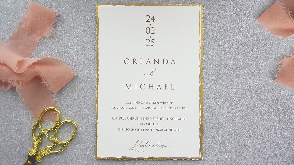 Invitation card 77012-01G