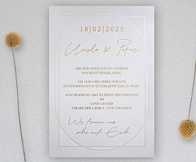 Invitation card 77004-01