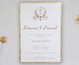 Invitation card 77006-01