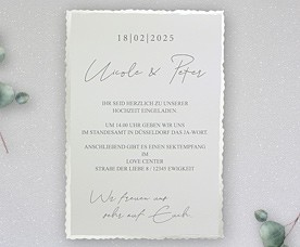 Invitation card 77012-01