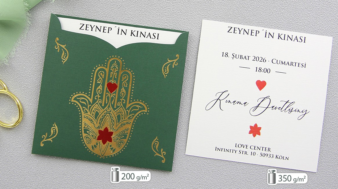 Kına Davetiye 55001