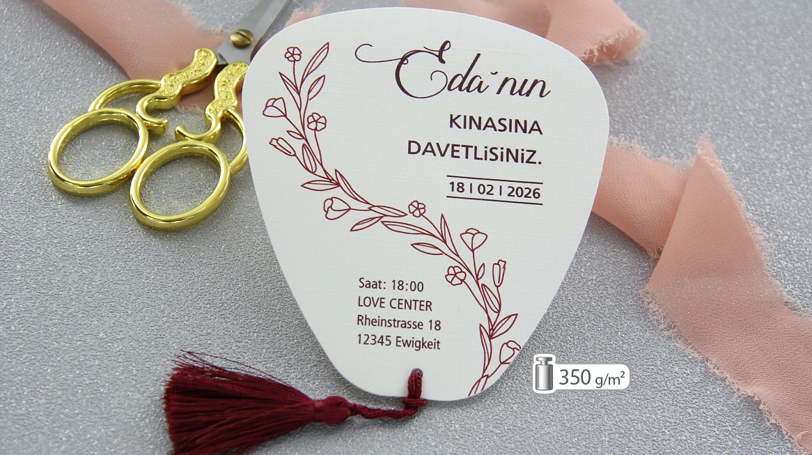 Kına Davetiye 55007-01