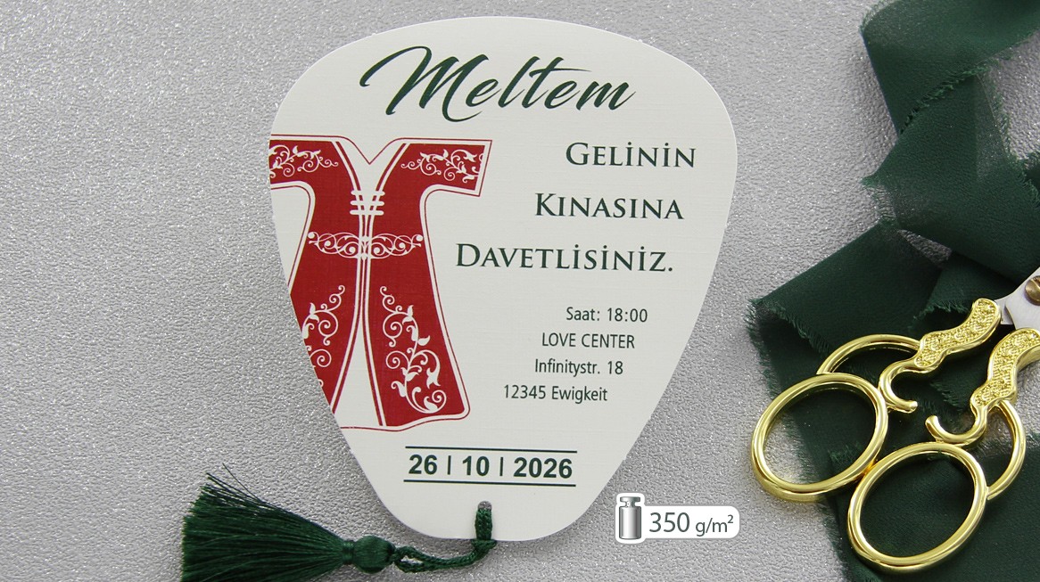 Kına Davetiye 55008-01